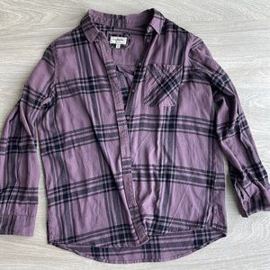 Womens Express Plaid button down. Like new worn once